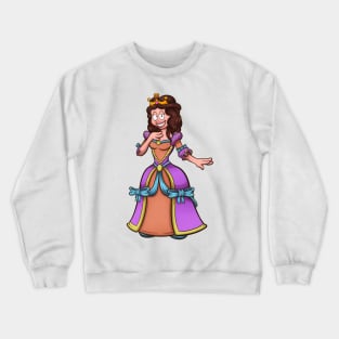 Cartoon Princess Crewneck Sweatshirt